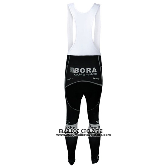 2017 Maillot Ciclismo Bora Noir Manches Longues et Cuissard